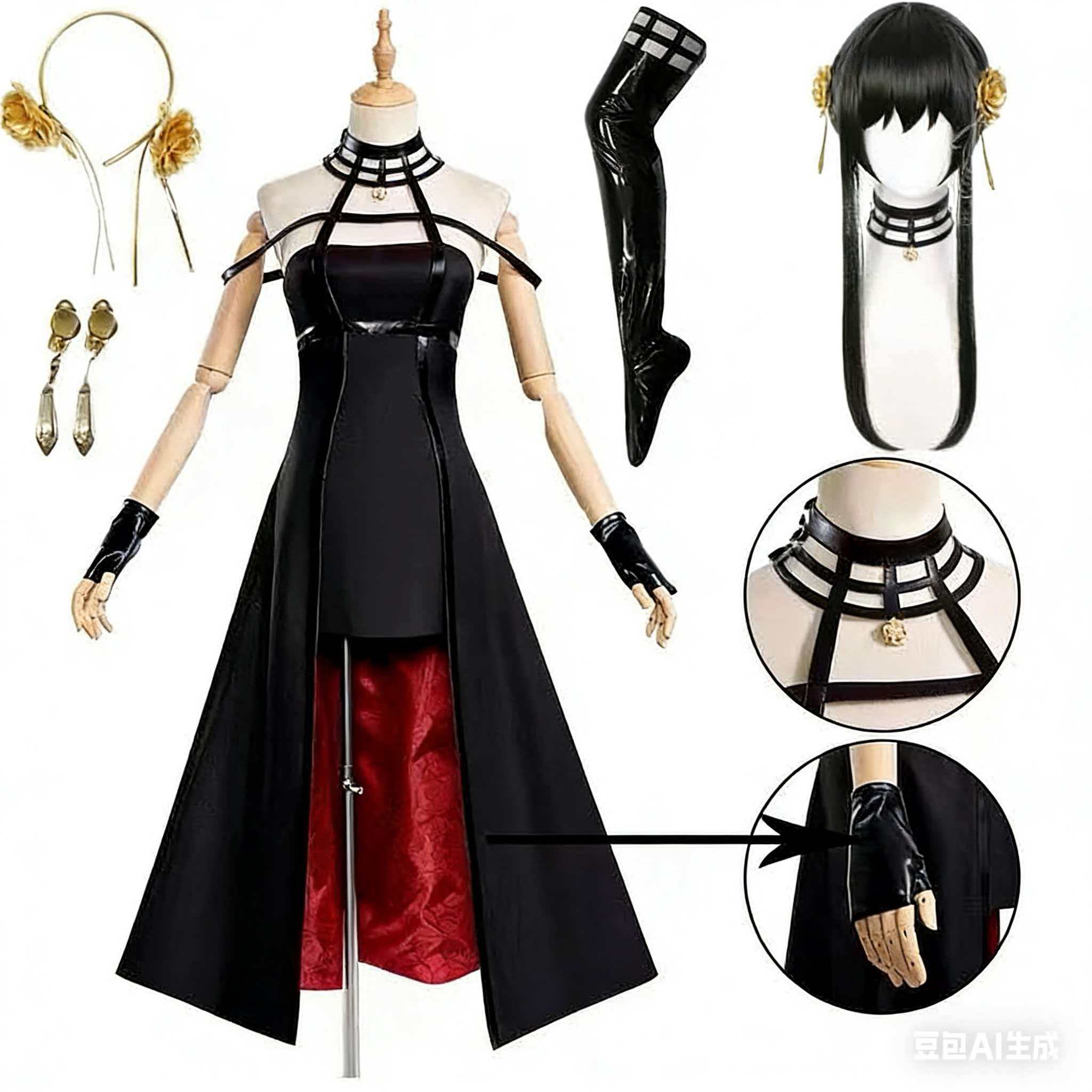 Anime Cosplay Toddler - Yor Forger Cosplay costume Headband Elastic