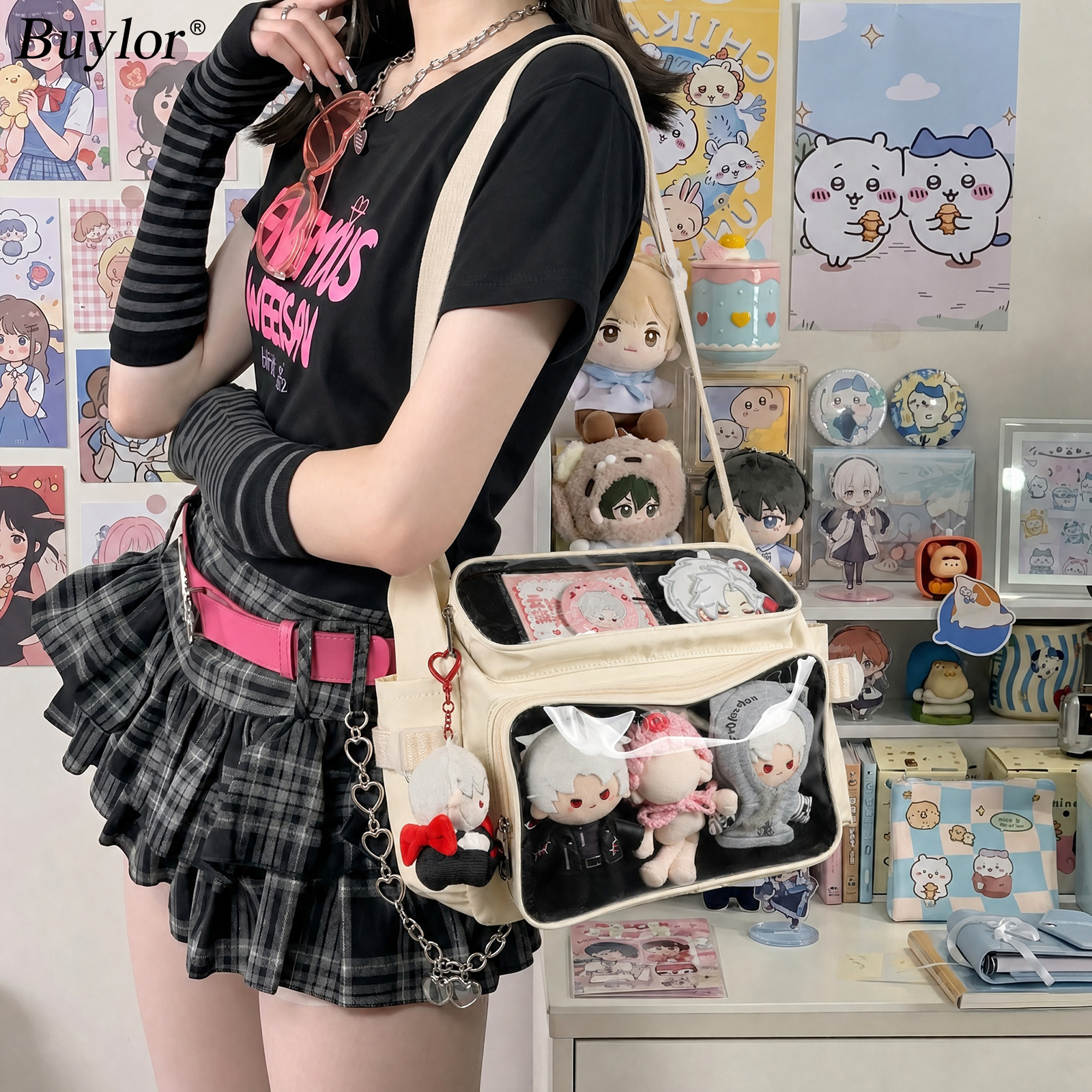 Cosplay Anime Expo - Ita Bag with Insert Background Women