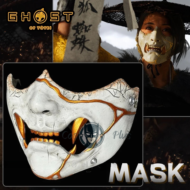Anime Cosplay To Buy - Game Ghost of Yotei Atsu Mask