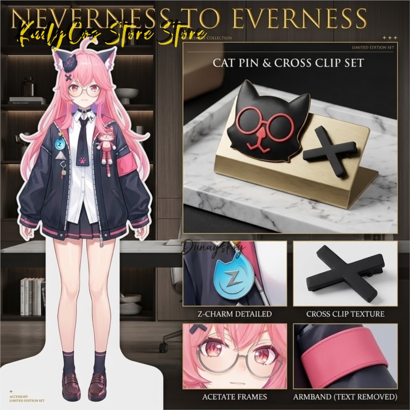 Anime Cosplay Long Hair - Game Neverness To Everness Mint Cosplay