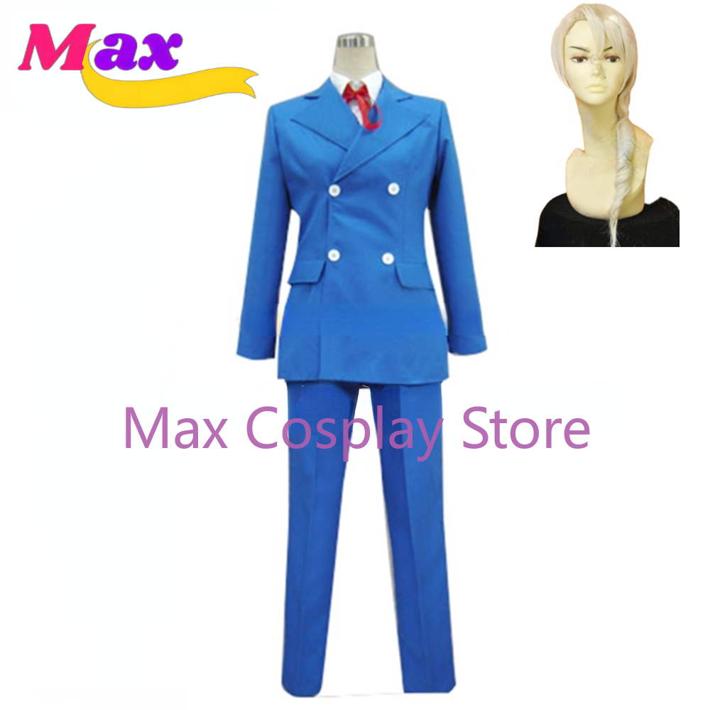 Anime Cosplay Nz - Max Fashion Kristoph Gavin Blue Uniform
