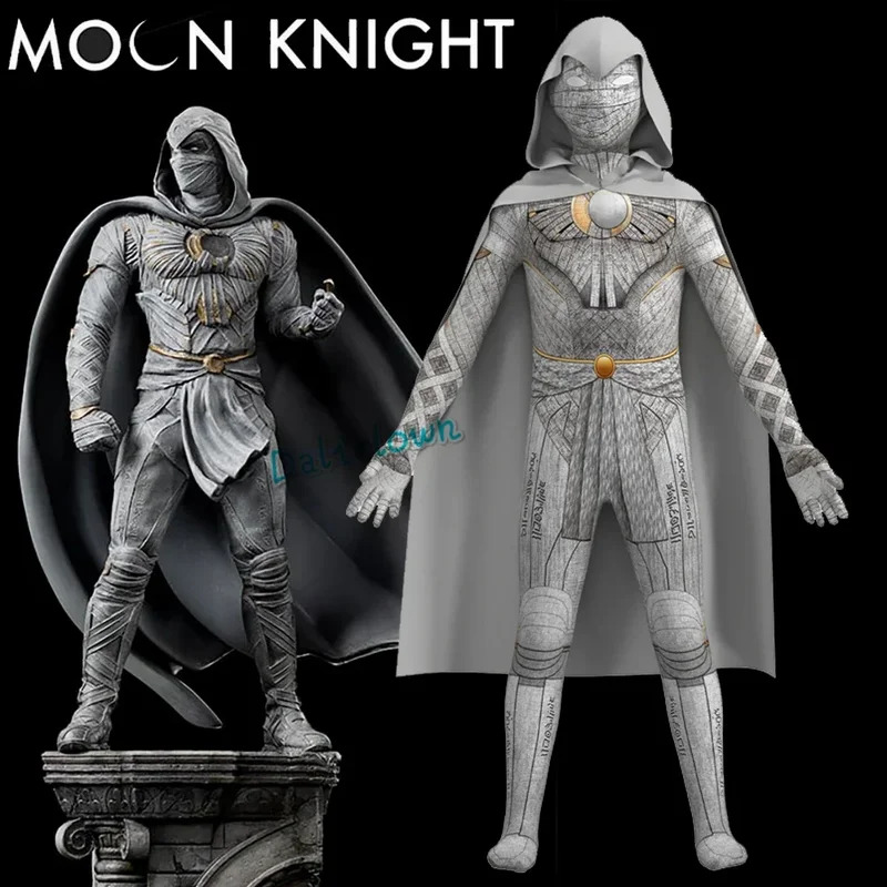 Anime Cosplay Youtube Shorts - Boys Moon Knight Cosplay Costume Soldier