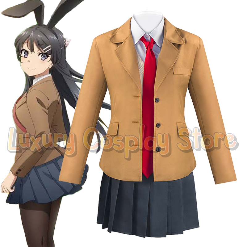 Anime Cosplay Bunny - Anime Sakurajima Mai Cosplay Costume Rascal