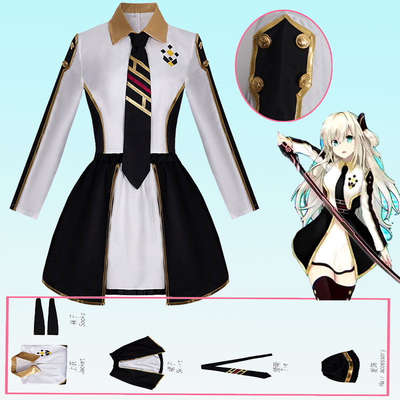 Anime Cosplay Costumes Female - Anime Womens Costume Cosplay Suit Sky