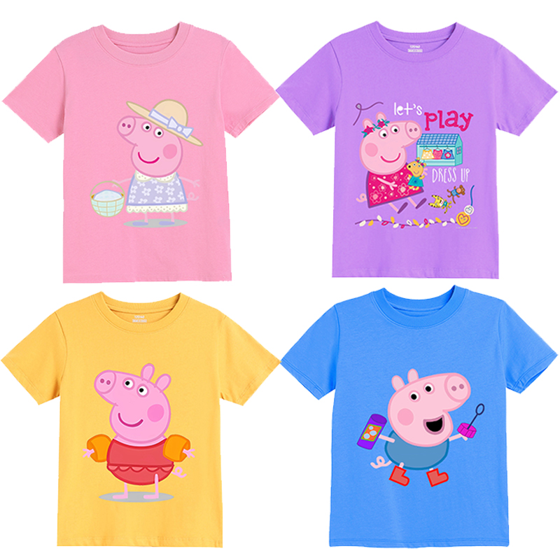 Anime Cosplay Toddler - Peppas Pig Girl T Shirt George