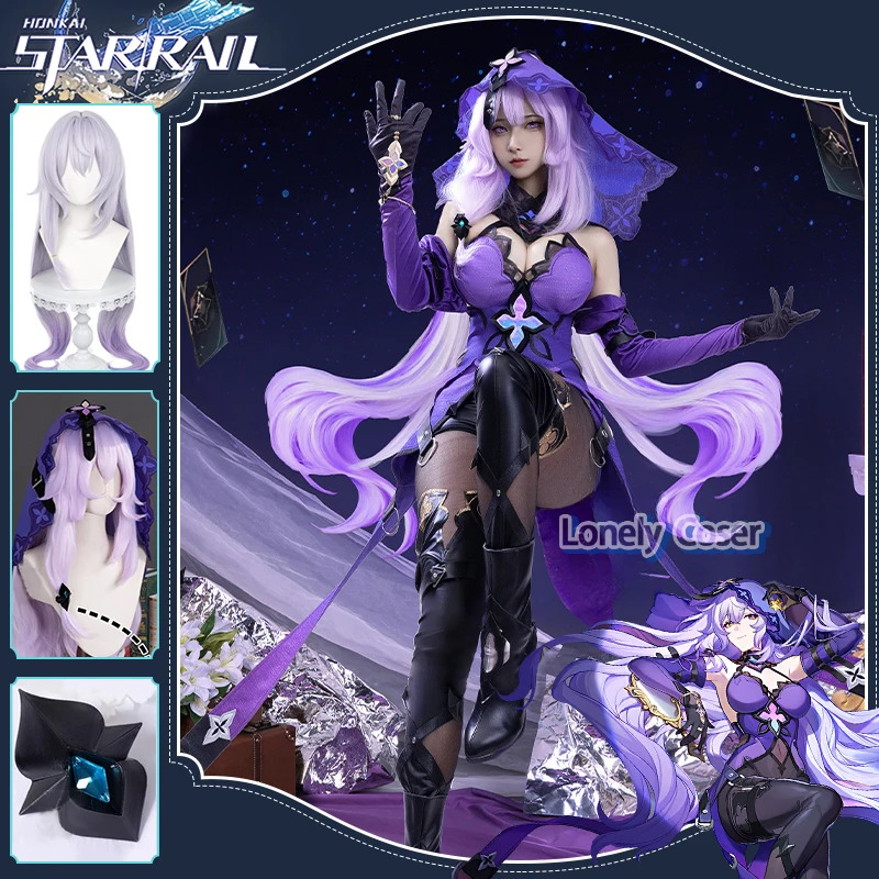 Anime Cosplay Youtube Shorts - Black Swan Cosplay Costume Honkai: Star
