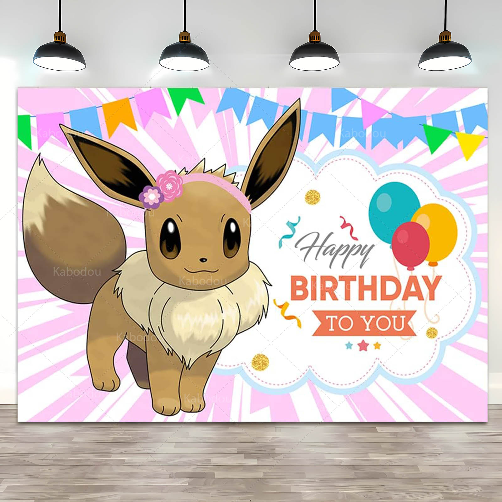 Pokemon Eevee Birthday Party B - Anime Cosplay Pokemon 리뷰 및 가격