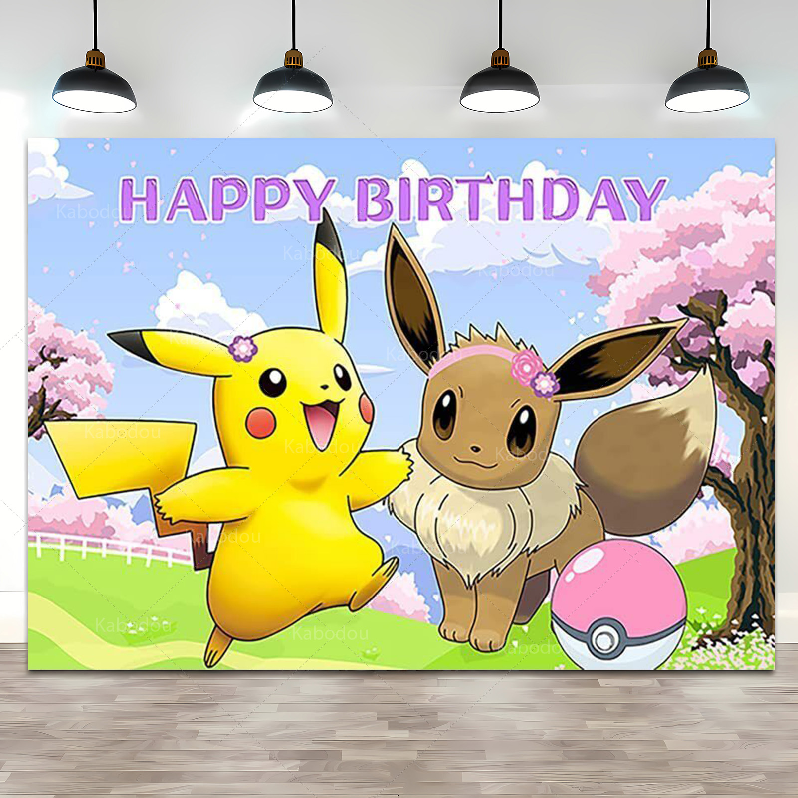 Pokemon Eevee Birthday Party B - Anime Cosplay Pokemon 리뷰 및 가격