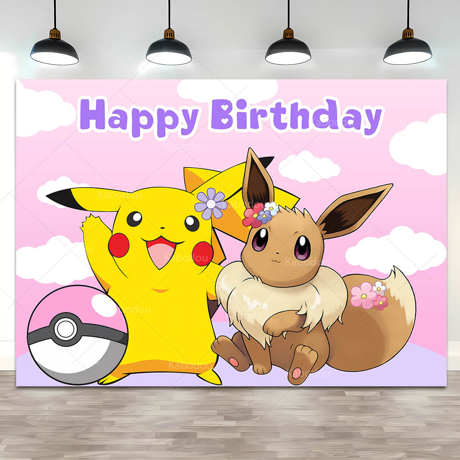 Pokemon Eevee Birthday Party B - Anime Cosplay Pokemon 리뷰 및 가격