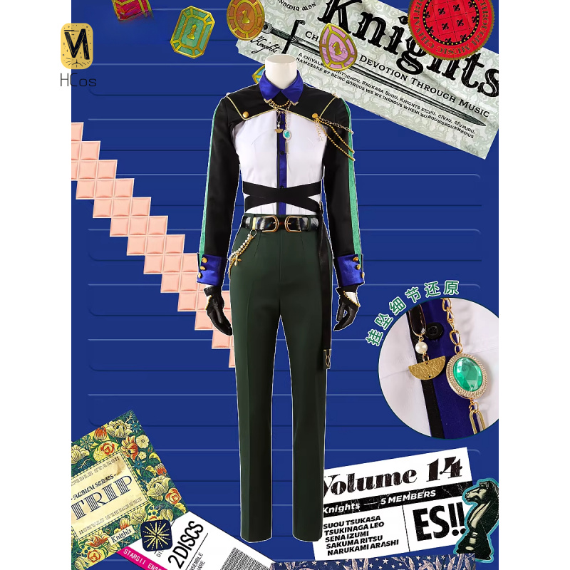 HCos Ensemble Stars knights tr - Anime Cosplay Dress For Men 리뷰 및 가격