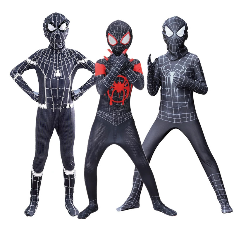 MARVEL Black Spider-man Costum - Anime Cosplay Youtube Shorts 리뷰 및 가격
