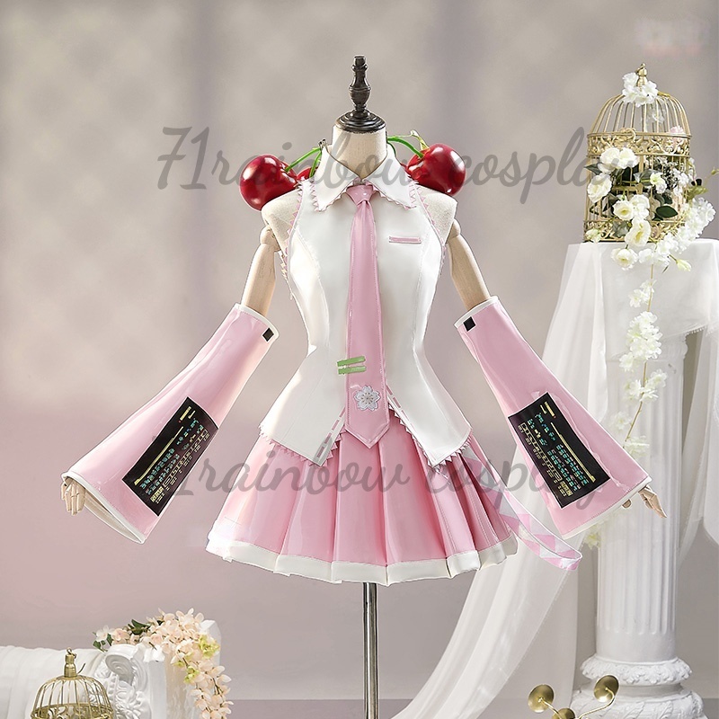 Sakura Mikuu Cosplay Costumes  - Anime Cosplay Miku 리뷰 및 가격