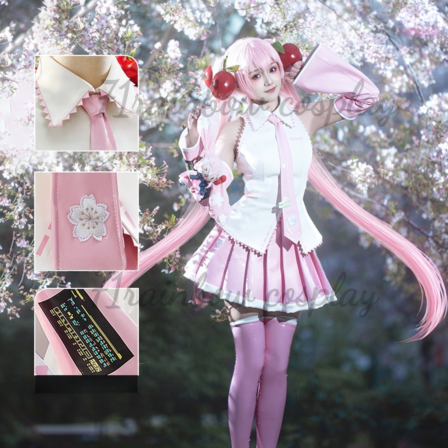 Sakura Mikuu Cosplay Costumes  - Anime Cosplay Miku 리뷰 및 가격