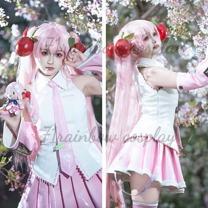 Sakura Mikuu Cosplay Costumes  - Anime Cosplay Miku 리뷰 및 가격