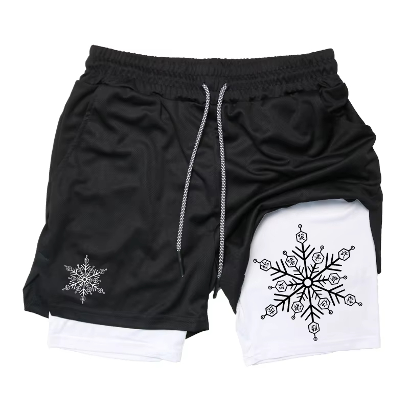Akaza Men's 2-in-1 Shorts cott - Quick Anime Cosplay 리뷰 및 가격