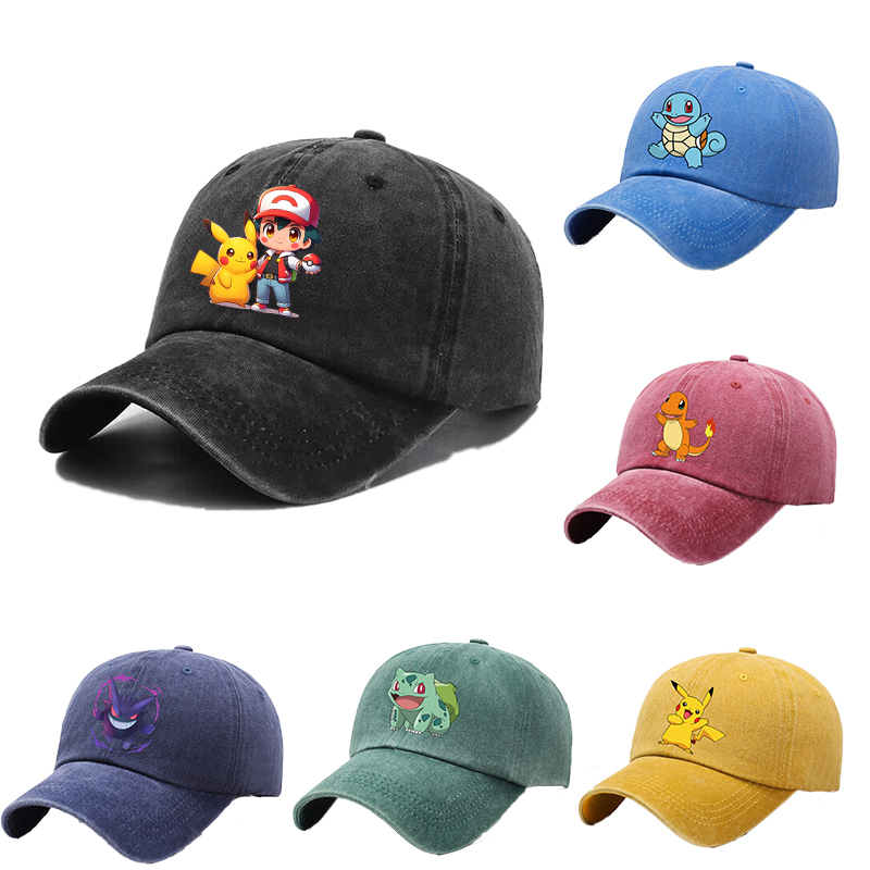 Children Baseball Cap Men Wome - Anime Cosplay Pokemon 리뷰 및 가격