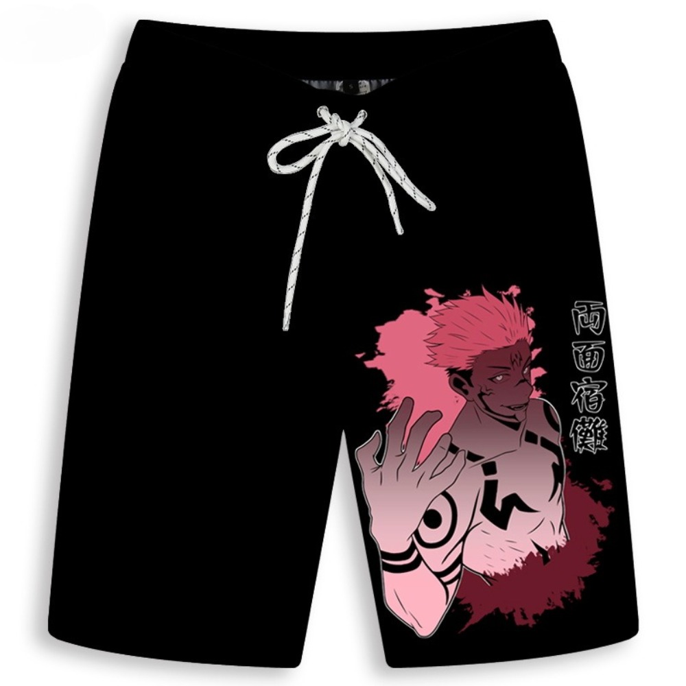 Men's Gojo Satoru Printed Shor - Quick Anime Cosplay 리뷰 및 가격