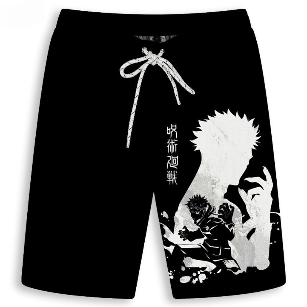 Men's Gojo Satoru Printed Shor - Quick Anime Cosplay 리뷰 및 가격