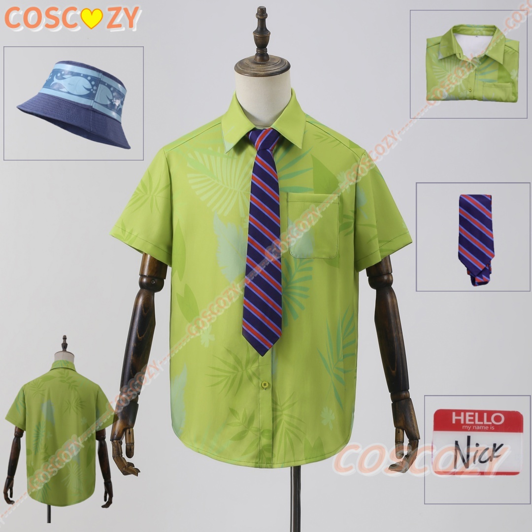 Cartoon Nick Wilde Cosplay Gre - Anime Cosplay Name 리뷰 및 가격