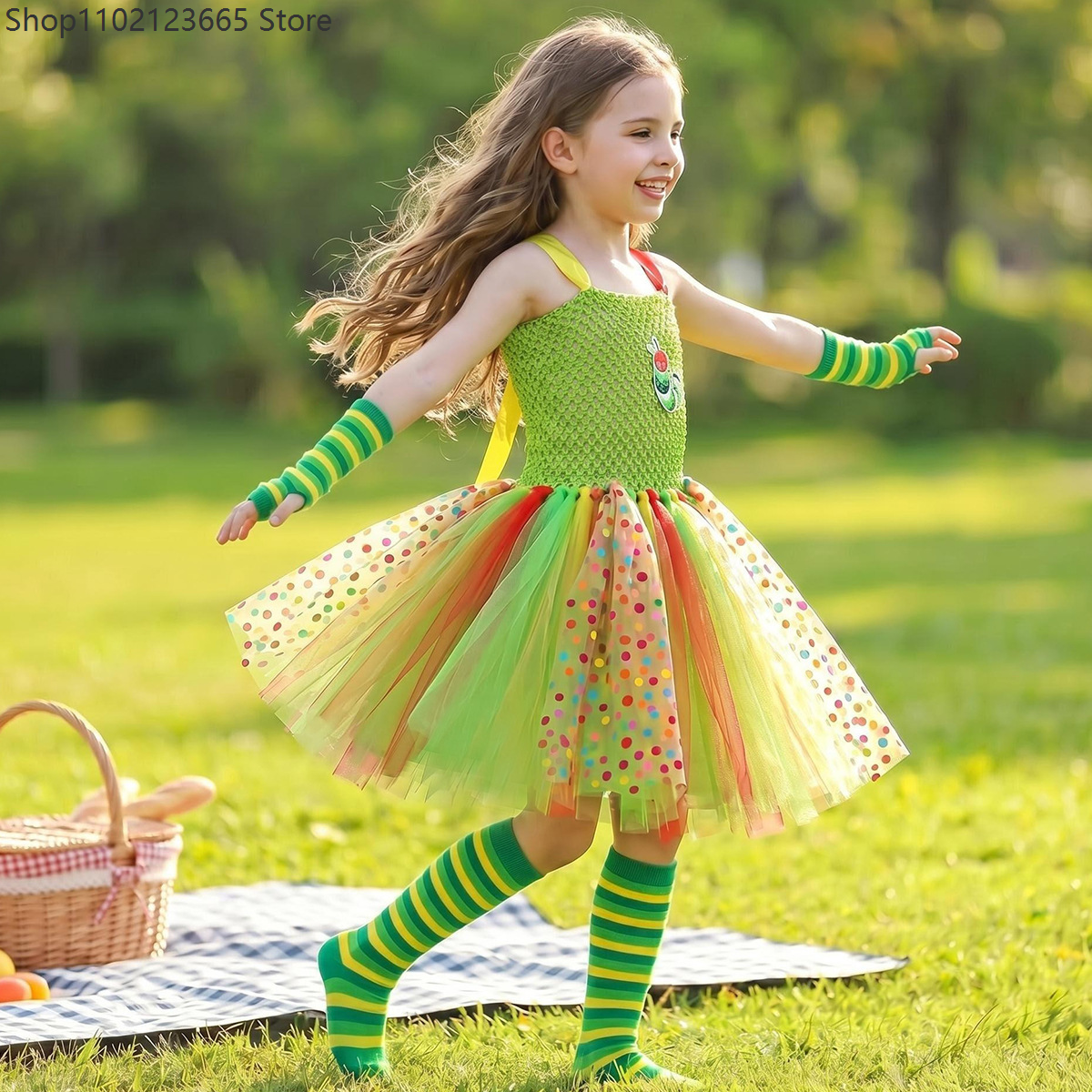 Bebés Niñas Caterpilla Tutu Sk - Anime Cosplay Toddler 리뷰 및 가격