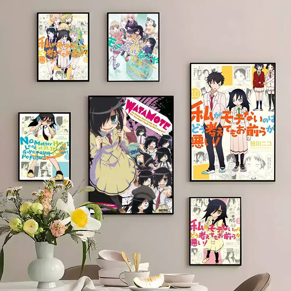 Anime W-Watamote Kuroki Tomoko - Anime Cosplay Wallpaper 리뷰 및 가격