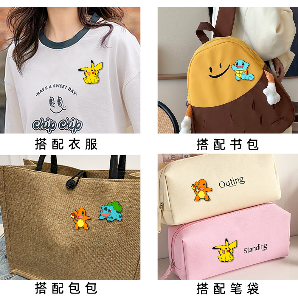 4Pcs Pokemon Enamel Pins Set,  - Anime Cosplay Pokemon 리뷰 및 가격