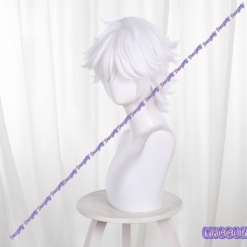 Qifrey Cosplay Wig Short White - Cosplay Anime White Hair 리뷰 및 가격