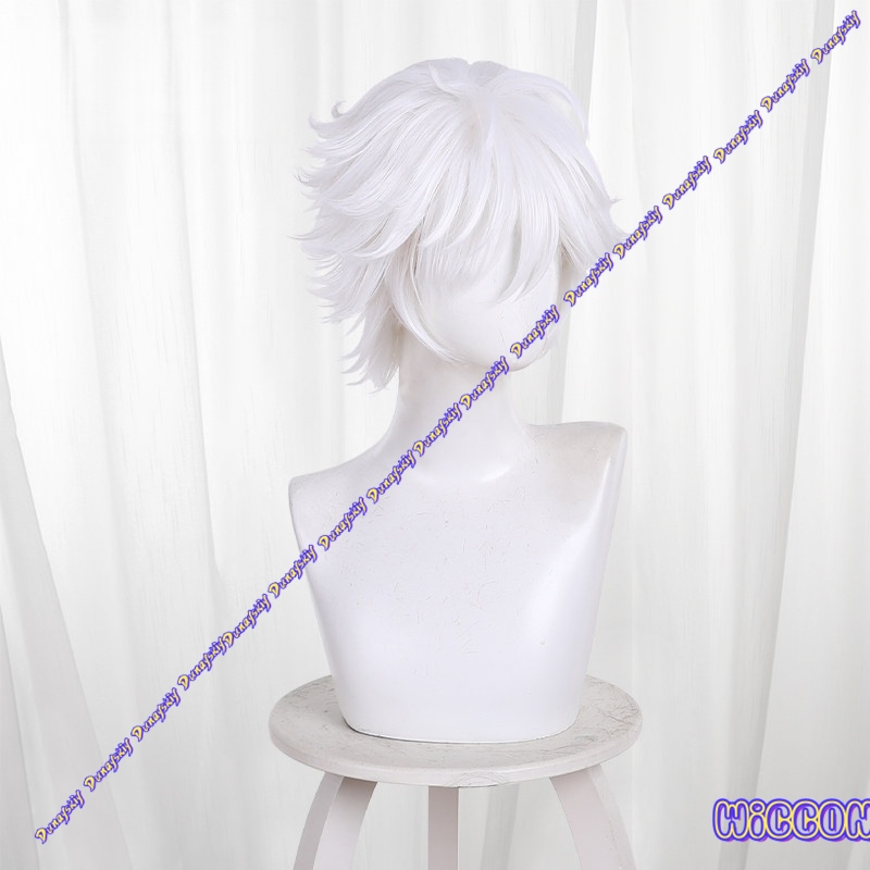 Qifrey Cosplay Wig Short White - Cosplay Anime White Hair 리뷰 및 가격