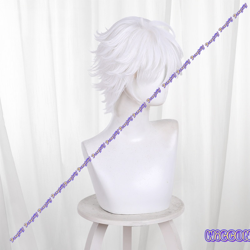 Qifrey Cosplay Wig Short White - Cosplay Anime White Hair 리뷰 및 가격
