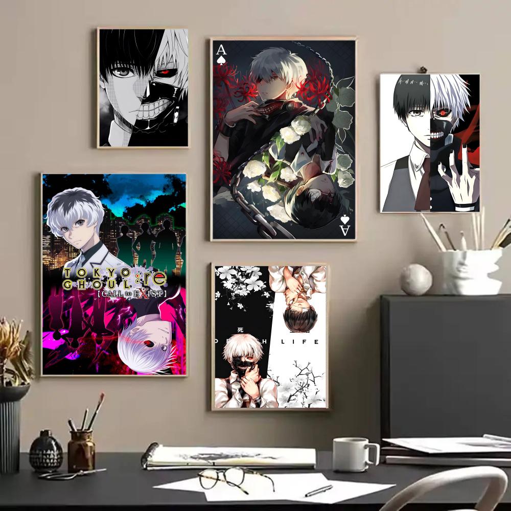 T-Tokyo Ghoul Anime Poster Sti - Anime Cosplay Wallpaper 리뷰 및 가격