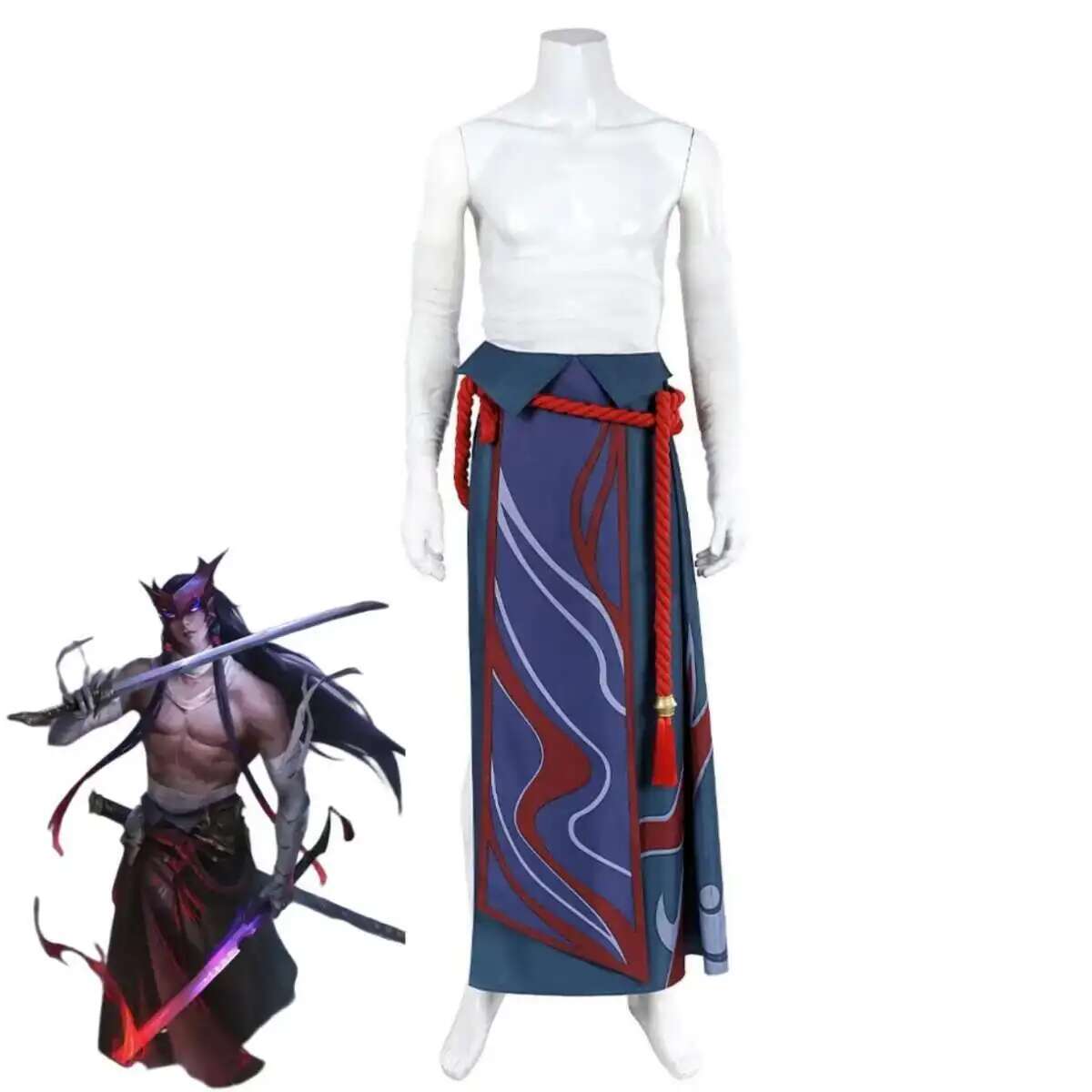 Game LOL Unforgotten Yone Cosp - Anime Cosplay To Buy 리뷰 및 가격