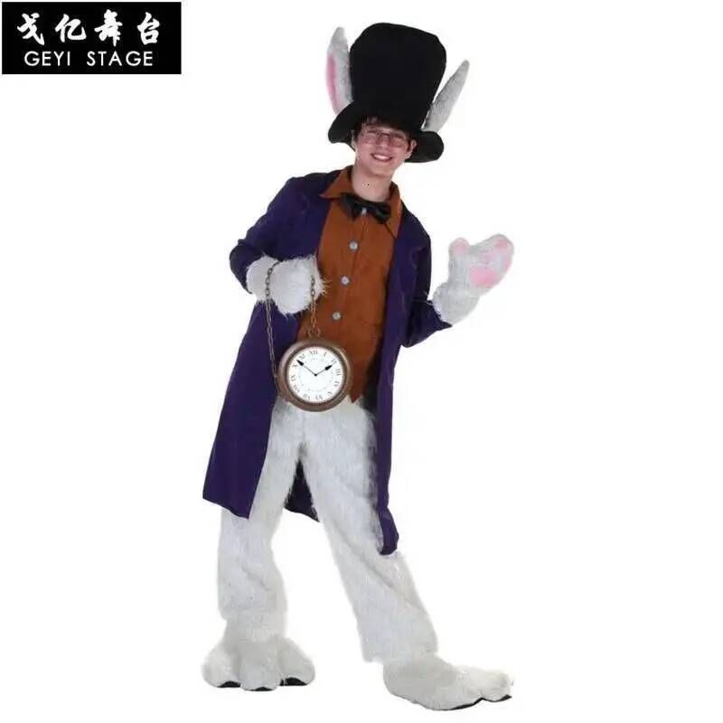 Alice Clothes White Child Rabb - Anime Cosplay Dress For Men 리뷰 및 가격