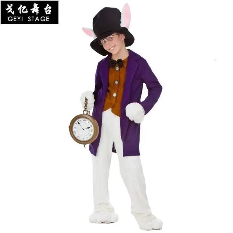 Alice Clothes White Child Rabb - Anime Cosplay Dress For Men 리뷰 및 가격