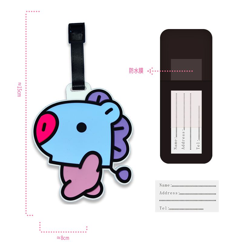 BT21 cartoon cute keychain Kaw - Cosplay Anime Online 리뷰 및 가격
