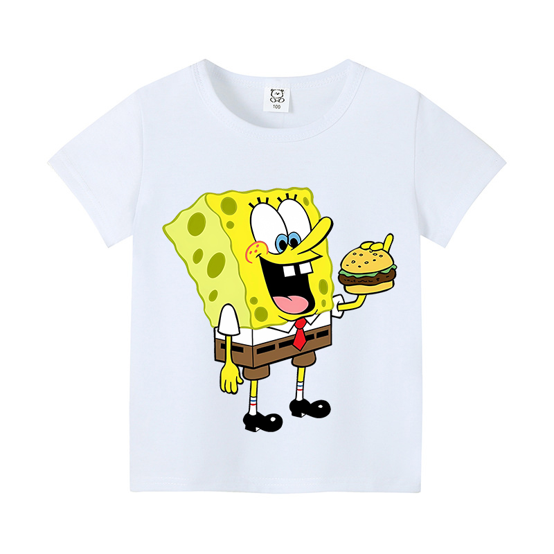 Cute SpongeBobs T-shirt Anime  - Anime Cosplay Toddler 리뷰 및 가격
