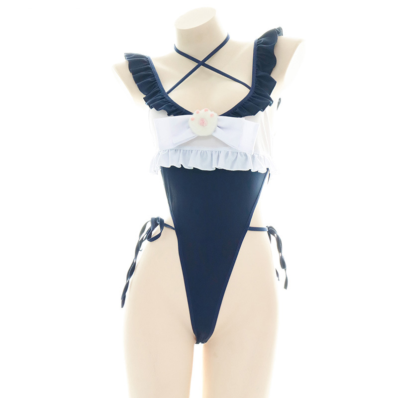 Cute Ruffled Edge One Piece Sw - Anime Cosplay Bikini 리뷰 및 가격