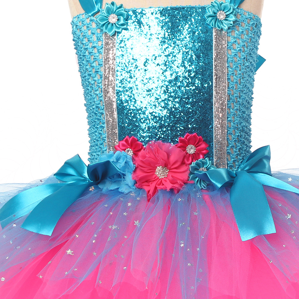 Trolls Tutu Dress for Girls Pr - Anime Cosplay Toddler 리뷰 및 가격
