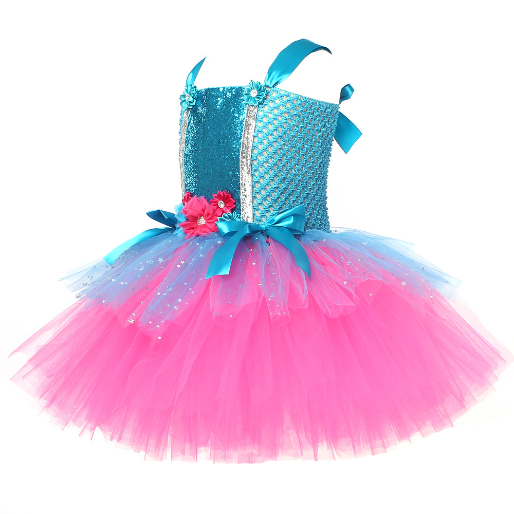 Trolls Tutu Dress for Girls Pr - Anime Cosplay Toddler 리뷰 및 가격