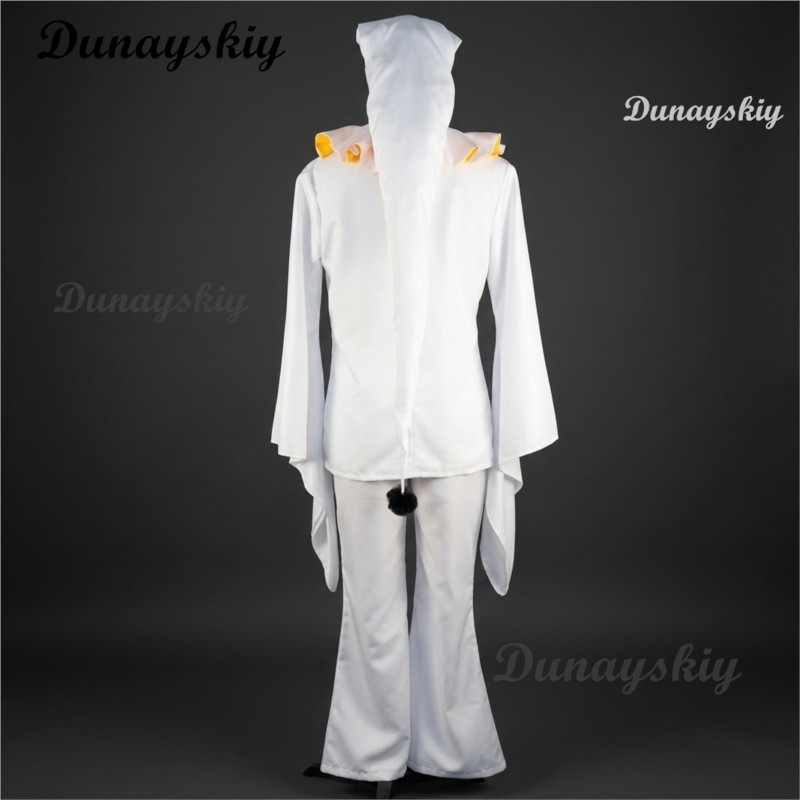 Pierrot Freak Party White Clow - Anime Cosplay Long Hair 리뷰 및 가격