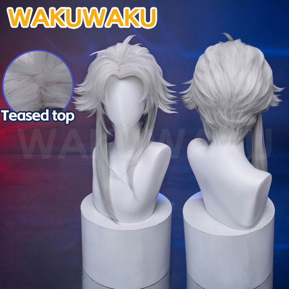 IN STOCK Harlequin Pierrot Cos - Cosplay Anime White Hair 리뷰 및 가격