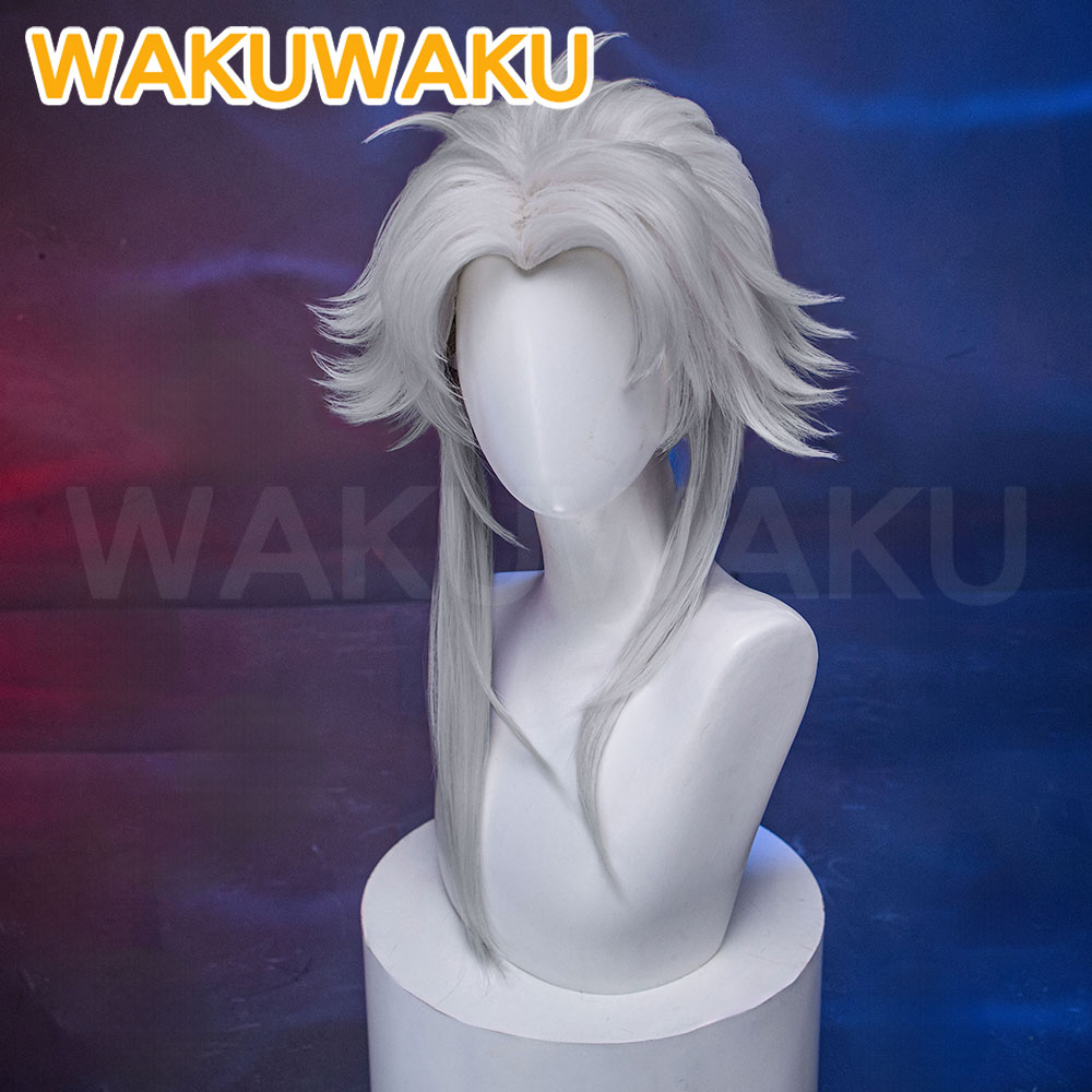 IN STOCK Harlequin Pierrot Cos - Cosplay Anime White Hair 리뷰 및 가격