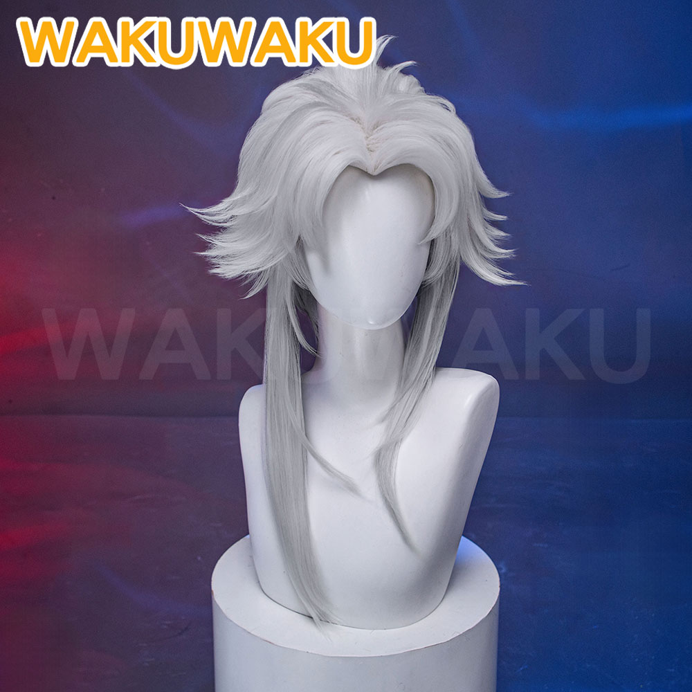 IN STOCK Harlequin Pierrot Cos - Cosplay Anime White Hair 리뷰 및 가격