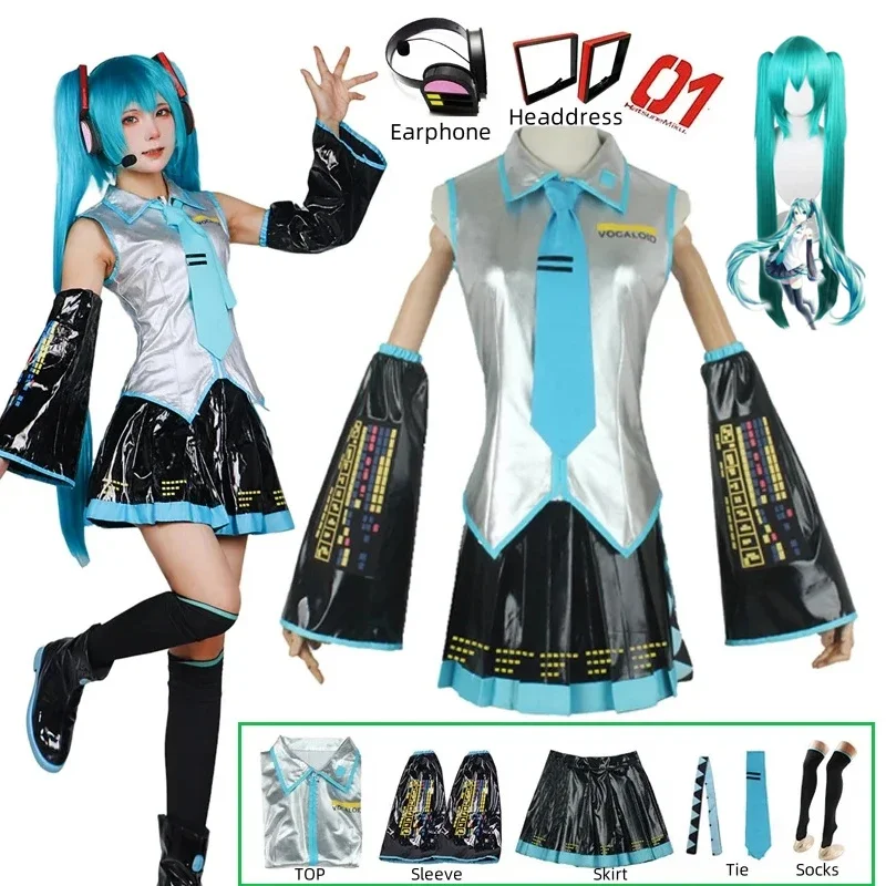 Cosplay Ensemble Complet En Cu - Anime Cosplay Miku 리뷰 및 가격