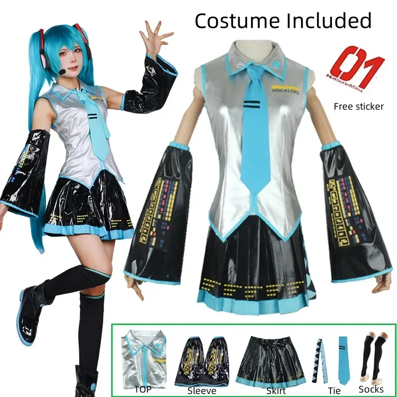 Cosplay Ensemble Complet En Cu - Anime Cosplay Miku 리뷰 및 가격