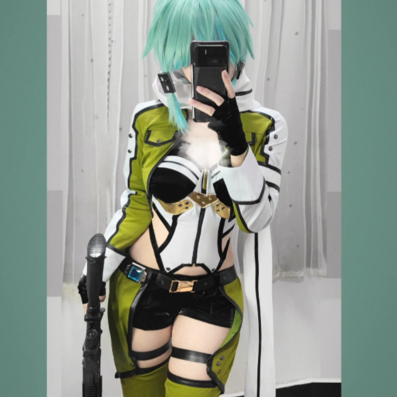 SAO Sword Art Online GGO Sinon - Cosplay Anime Online 리뷰 및 가격