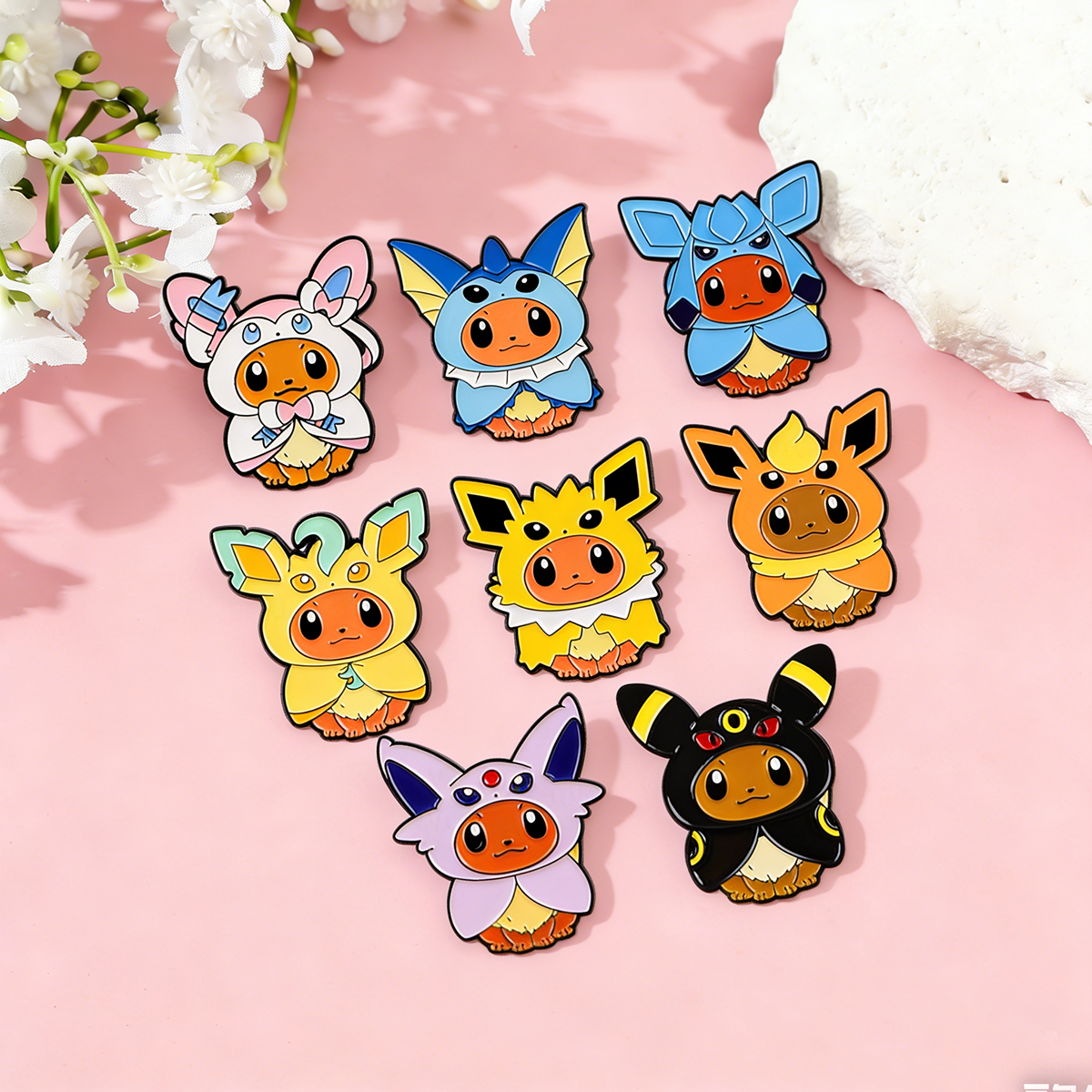 8Pcs Creative Cartoon Pokemon  - Anime Cosplay Pokemon 리뷰 및 가격
