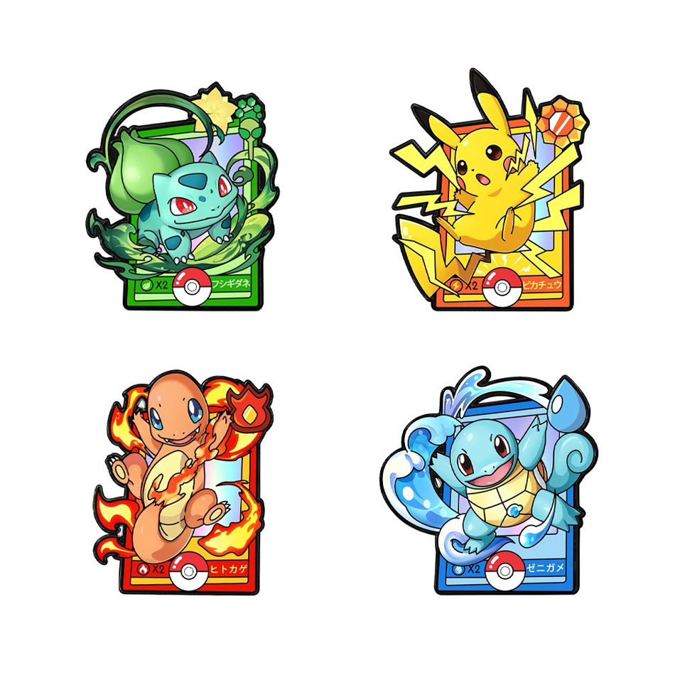 4Pcs Pokemon Enamel Pins Set,  - Anime Cosplay Pokemon 리뷰 및 가격