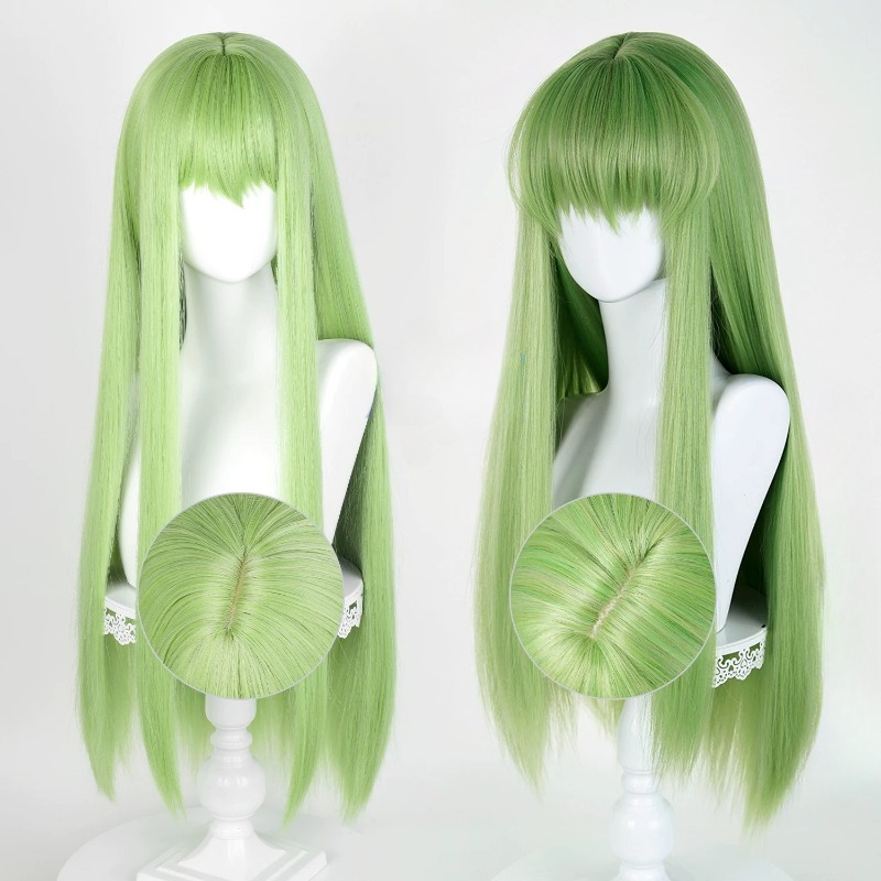 Anime CC Cosplay Green Wig Lon - Anime Cosplay Long Hair 리뷰 및 가격