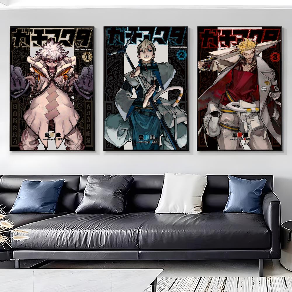 Anime G-GACHIAKUTA Poster Stic - Anime Cosplay Wallpaper 리뷰 및 가격