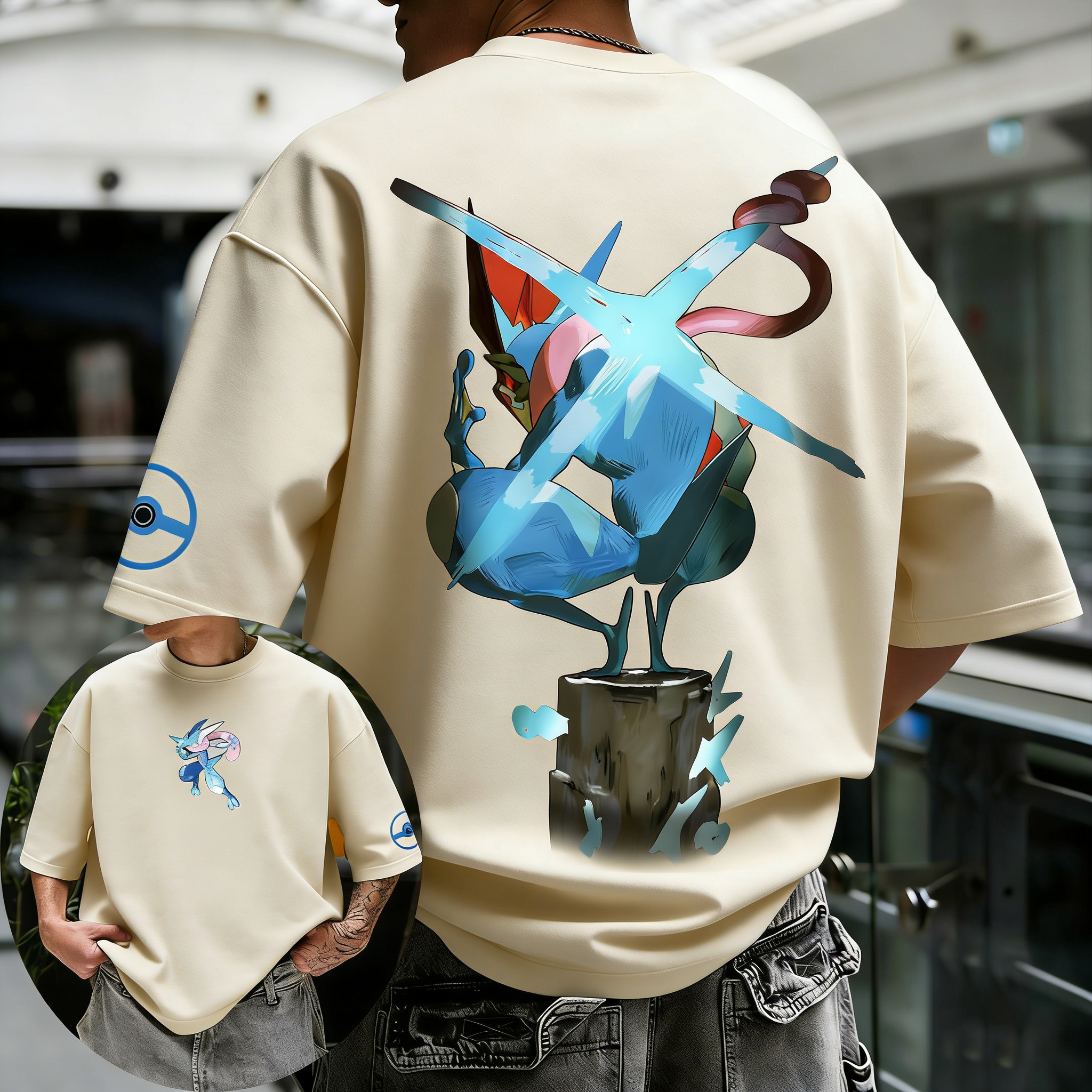Pokémon Anime Greninja Printed - Anime Cosplay Pokemon 리뷰 및 가격